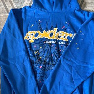 Blue Spider Graphic Men's Sweater